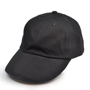 100% Cotton Adjustable Sports Cap. (Black)