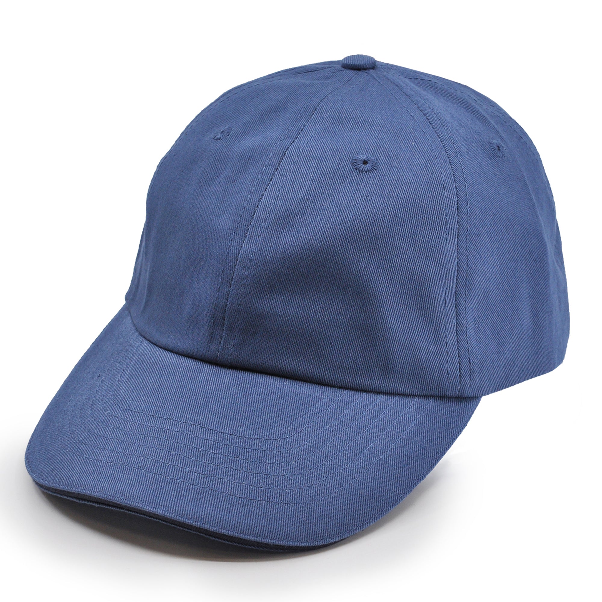 100% Cotton Adjustable Sports Cap. (Blue)