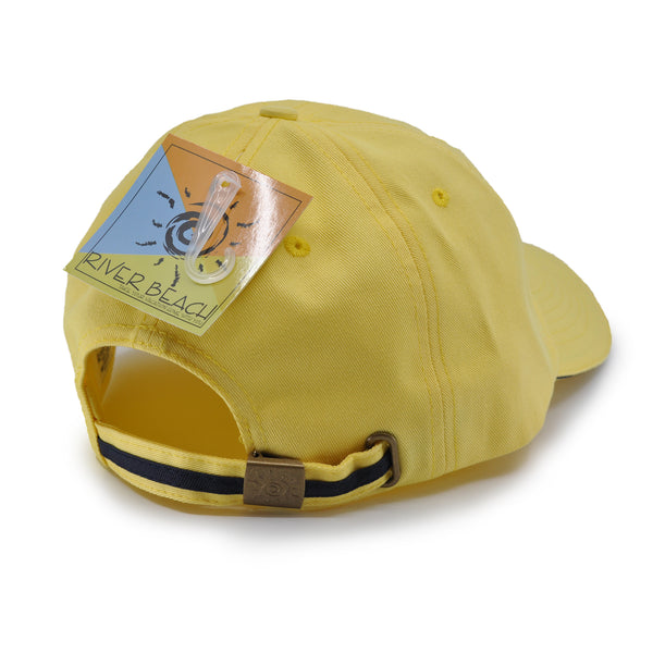 100% Cotton Adjustable Sports Cap. (Sunlight Yellow)