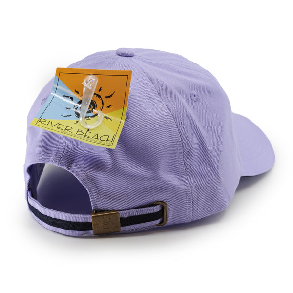 100% Cotton Adjustable Sports Cap. (Lavender)