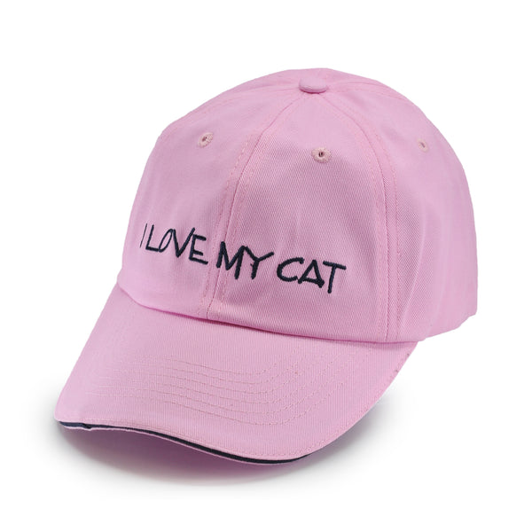 Pet Collection "I Love My Cat" 100% Cotton Adjustable Sports Cap.