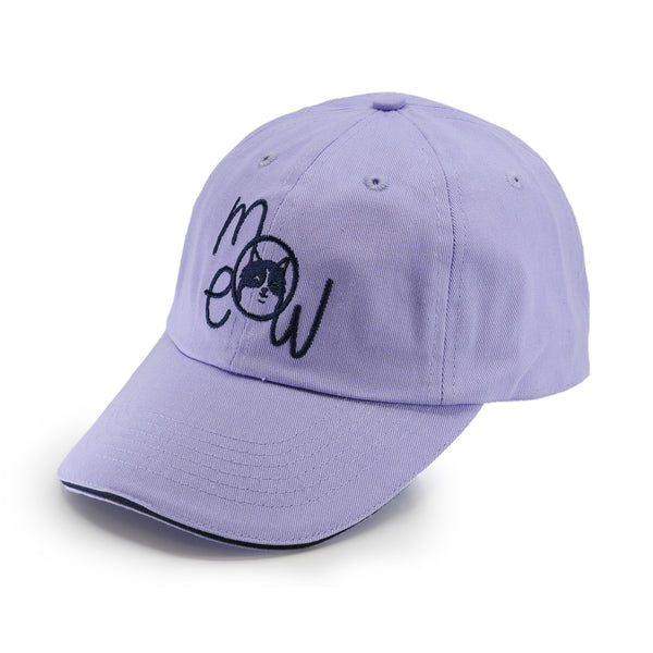 Pet Collection "Meow" 100% Cotton Adjustable Sports Cap.