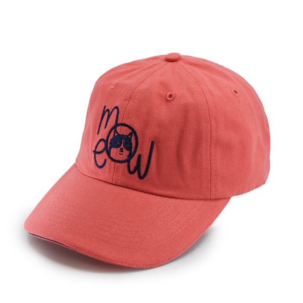 Pet Collection "Meow" 100% Cotton Adjustable Sports Cap.