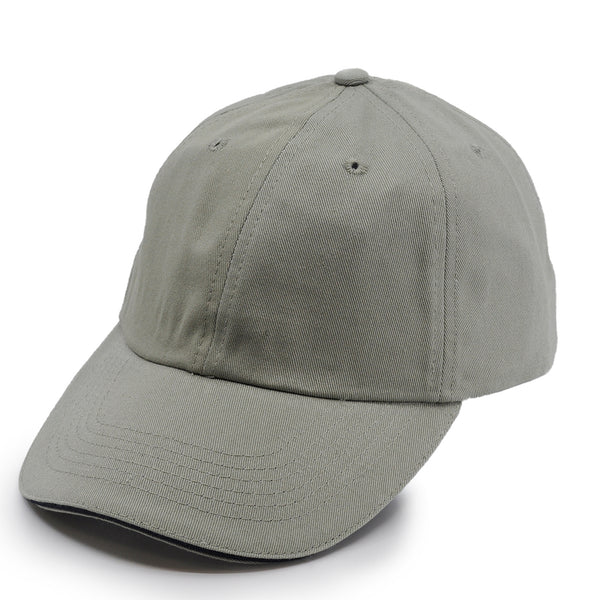 100% Cotton Adjustable Sports Cap. (Grey)