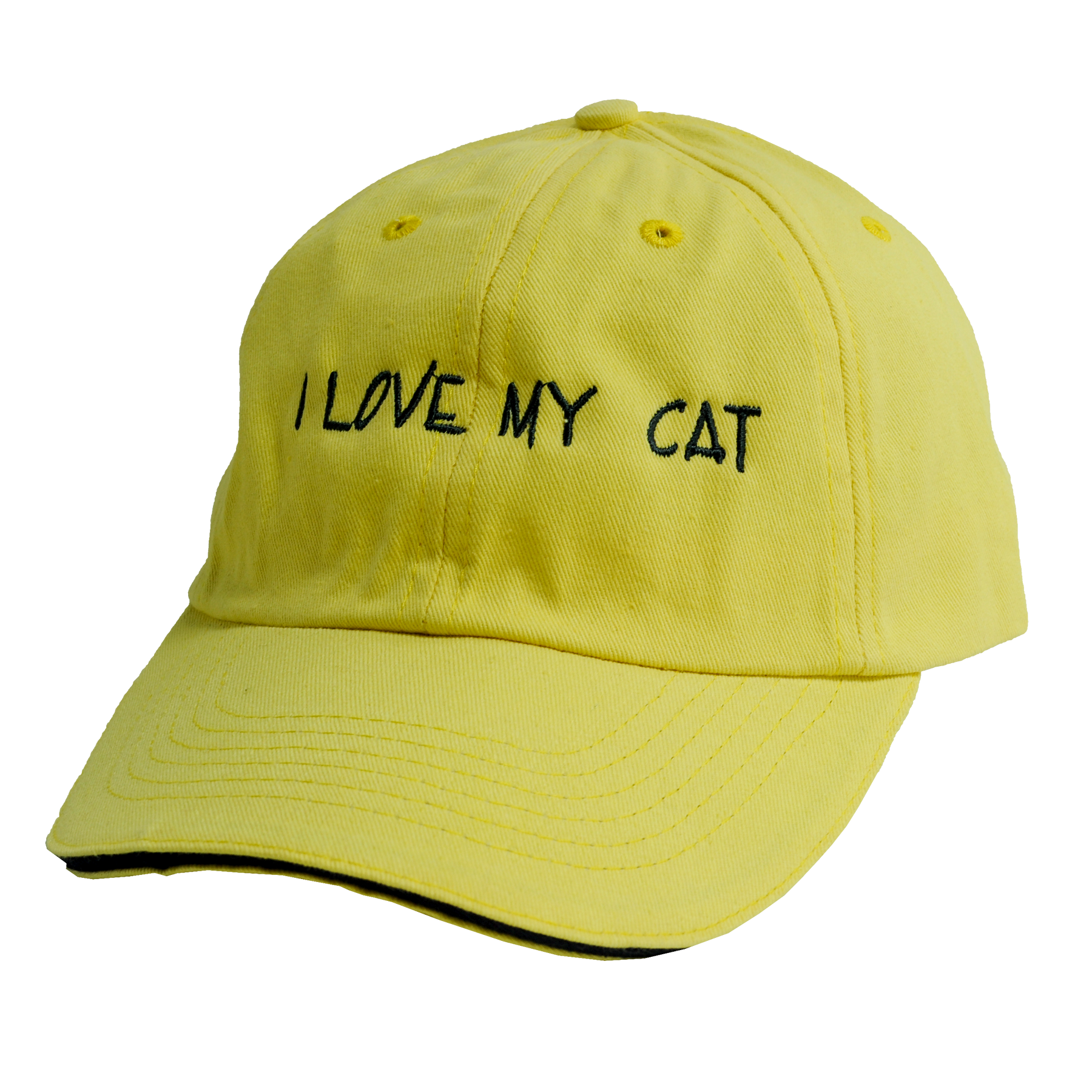 Pet Collection "I Love My Cat" 100% Cotton Adjustable Sports Cap.