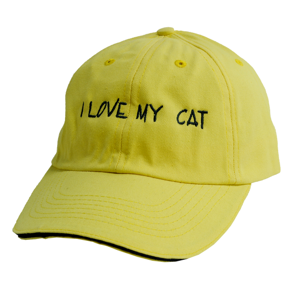 Pet Collection "I Love My Cat" 100% Cotton Adjustable Sports Cap.