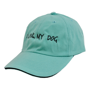 Pet Collection "I Love My Dog" 100% Cotton Adjustable Sports Cap.