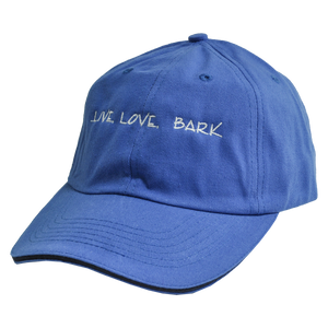 Pet Collection "Live. Love. Bark." 100% Cotton Adjustable Sports Cap.