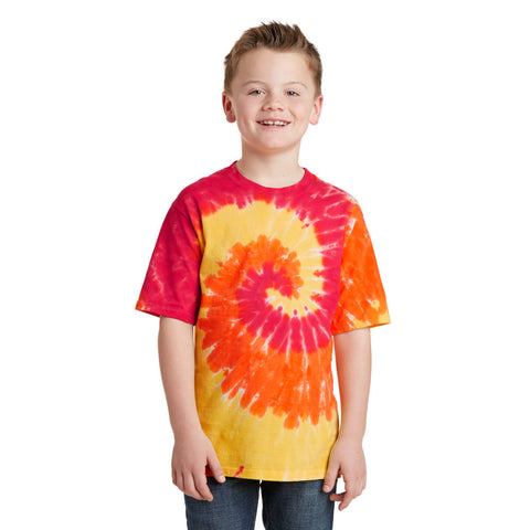 Youth Blaze Spiral Tie-Dye Tee