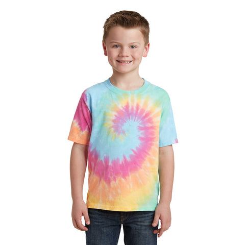 Youth Pastel Rainbow Tie-Dye Tee