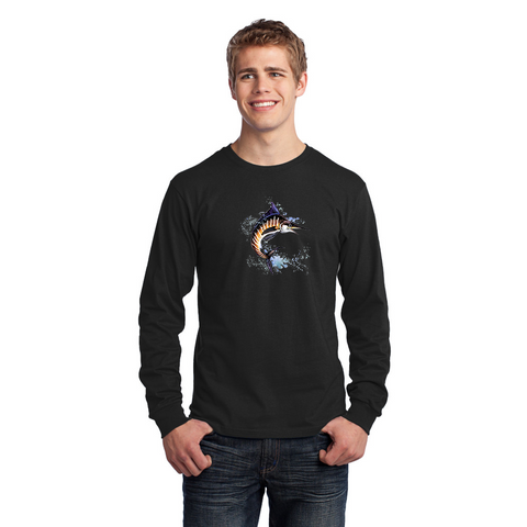 Men's Long Sleeve Jersey T-Shirt. Marlin.