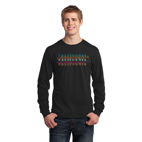 Men's Long Sleeve Jersey T-Shirt. California