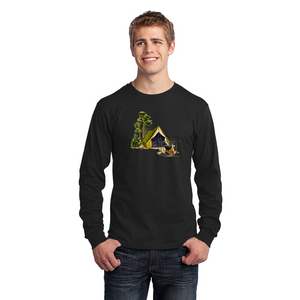 Men's Long Sleeve Jersey T-Shirt. Tent.