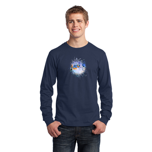 Men's Long Sleeve Jersery T-Shirt. Blowfish.