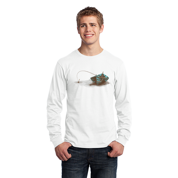 Men's Long Sleeve Jersey T-Shirt. Boat.