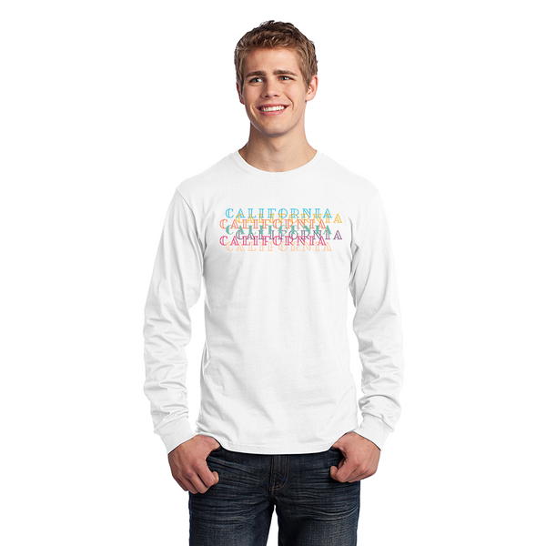 Men's Long Sleeve Jersey T-Shirt. California