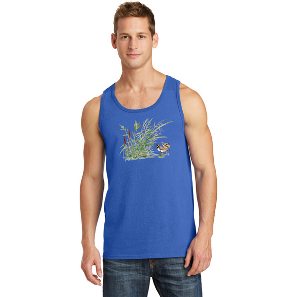 Men's Printed Tank Top - Birds