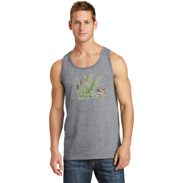 Men's Printed Tank Top - Birds