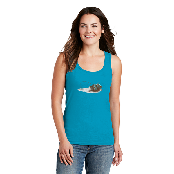 Women's Tank Top. Boat.