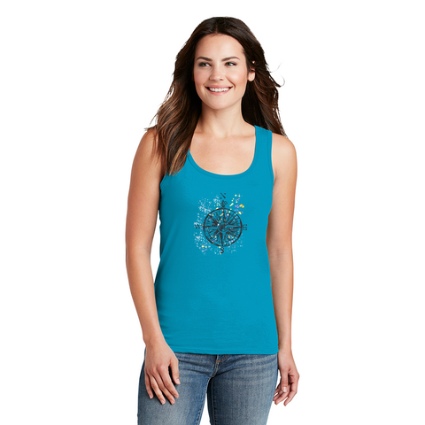 Women's Tank Top. Compass.