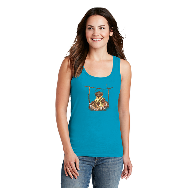 Women's Tank Top. Firepit.