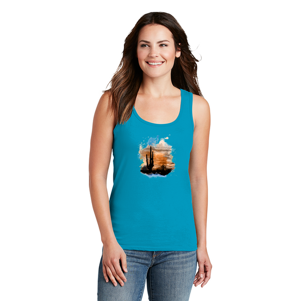 Women's Tank Top. Landscape.