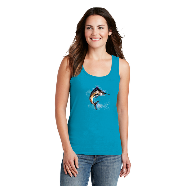 Women's Tank Top. Marlin.