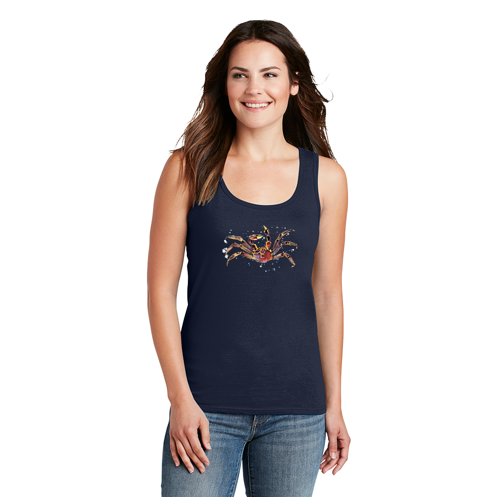 Women's Tank Top. Crab.