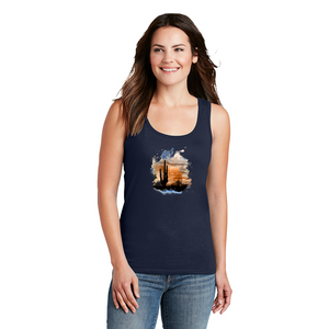 Women's Tank Top. Landscape.