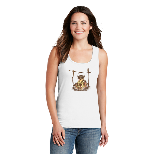 Women's Tank Top. Firepit.