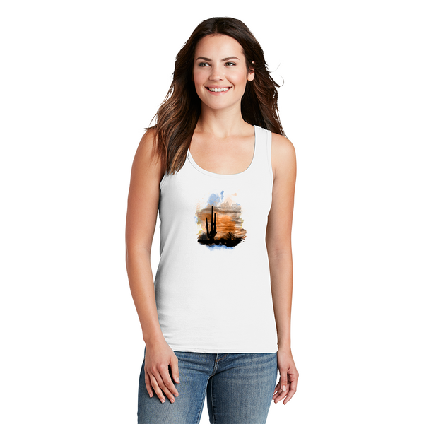 Women's Tank Top. Landscape.